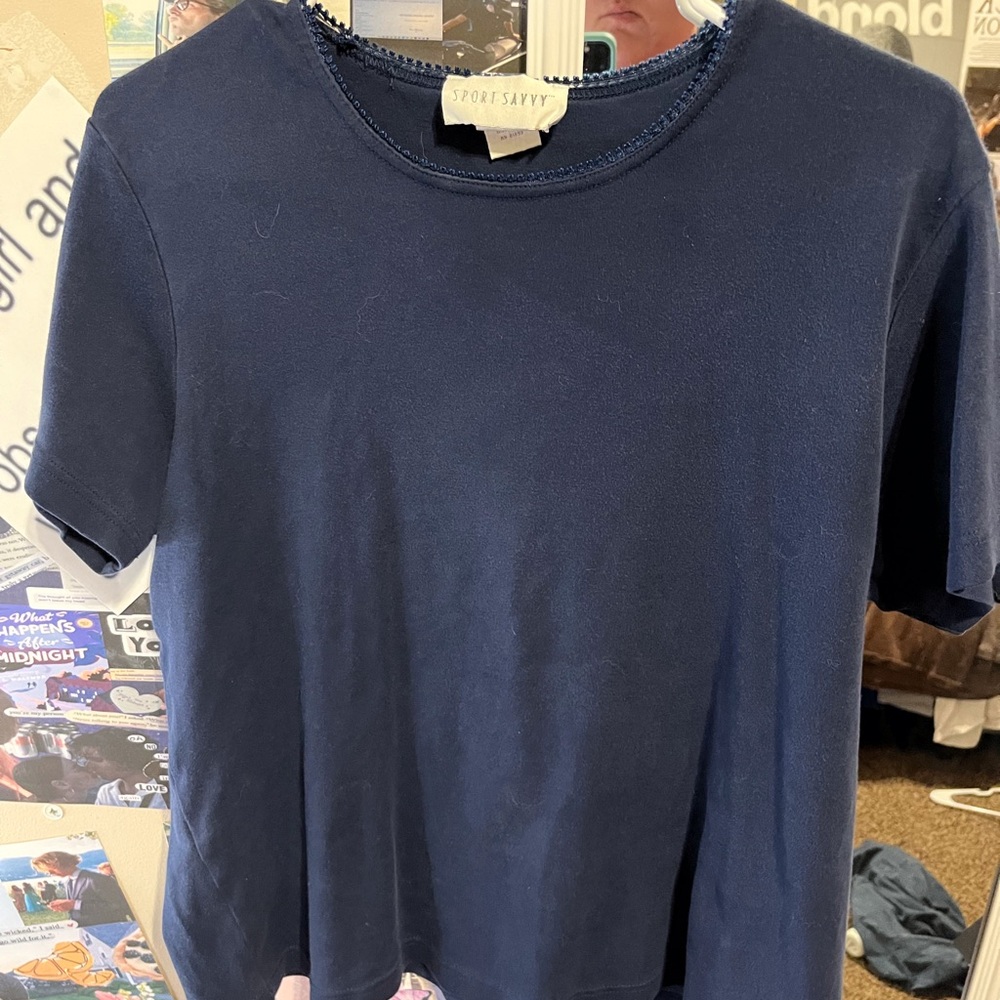 Sport Savvy Navy Blue T-Shirt